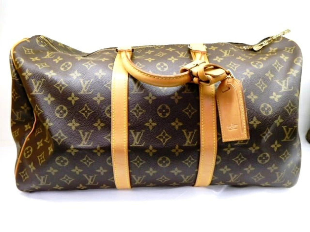 LOUIS VUITTON Keepall Boston Bag Monogram